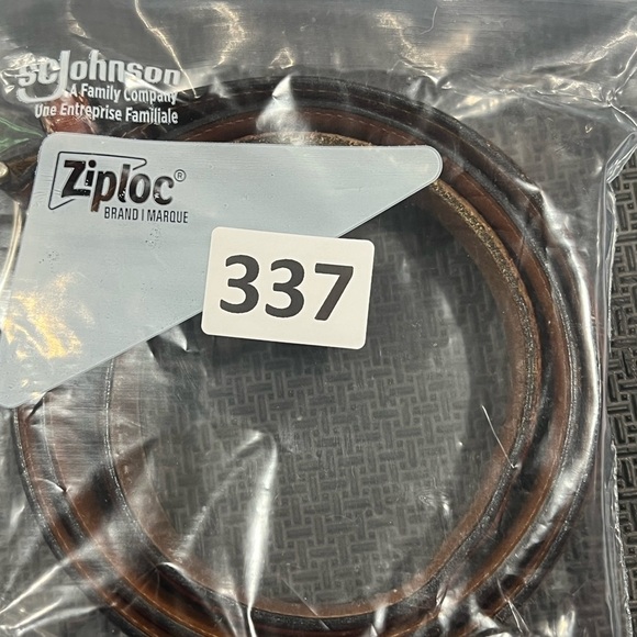 Brooks Brothers 40W Made in USA Genuine Tanned Patina Leather Belt - Picture 7 of 8